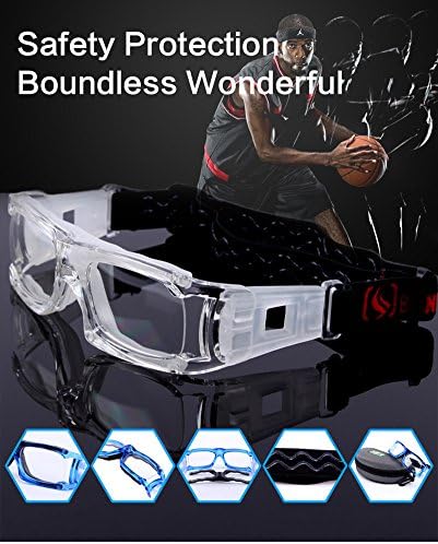 Кагого Унисекс спортски очила заштитни безбедносни очила за кошаркарски фудбал