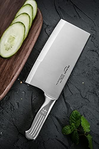 Нож За Месото Митуер 7 инчен Месар-Нож Од Нерѓосувачки Челик Кинески Готвач Нож-Нож За Нож За Ресторани И Дома