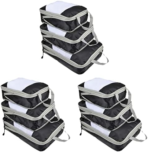 TENDYCOCO Comfortor Comforter Торба за Складирање 9 парчиња За Складирање На Преклопен Багаж Најлон Торба Организатор Облека Коцки За Патување