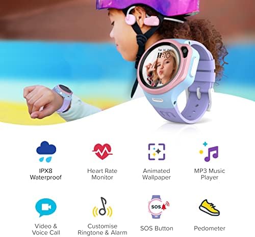 myfrist Fone R1s - Паметен Часовник Телефон За Деца Со Отчукувањата На Срцето Монитор Музички Плеер Видео Повик Гласовен Повик