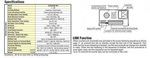 Nitto Kohki DLR5040A-WU Завртки за прицврстување на сериите DLV30/45-SPC, повеќекратна врска, 100-240V AC, 50/60 Hz