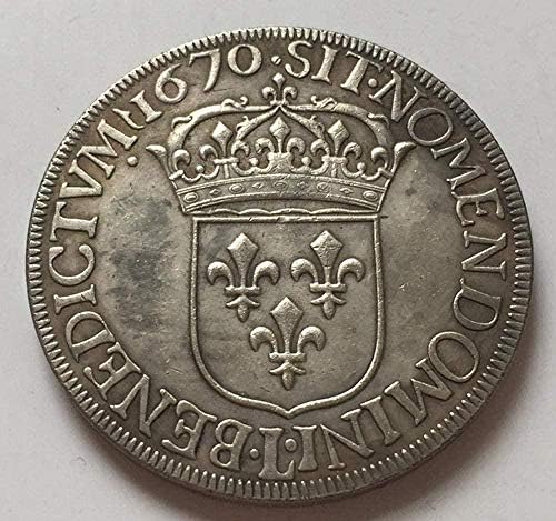 1670 Франција Монета Копија Колекција Подароци