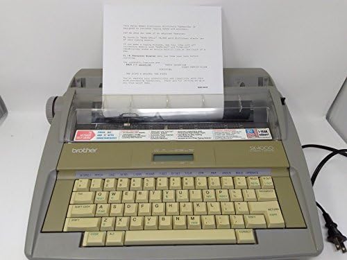 Брат SX-4000 преносна електронска машина за пишување