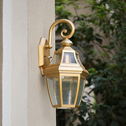 Liruxun outor wallиден ламба европски стил водоотпорен градинарска ламба Вила надворешна wallидна ламба порта wallидна ламба предна ламба