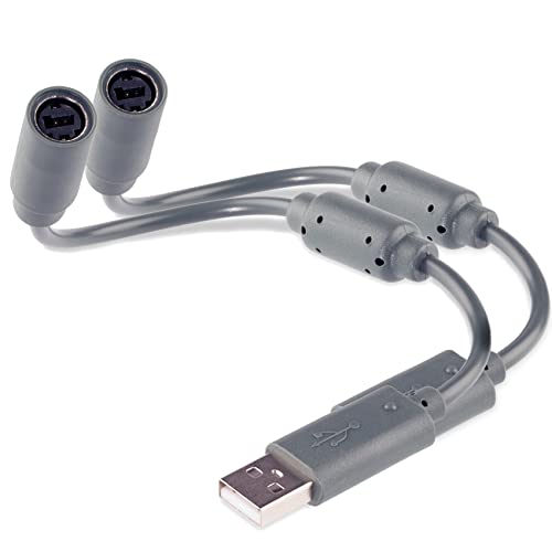 USB Отцепен Кабел За Microsoft Xbox 360 &засилувач; Тенок Жичен Контролер, Кабел За Продолжување На Адаптерот Dongle, Пакет од 2