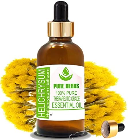 Чисти билки Helichrysum Чисто и природно есенцијално масло од одделение со капнување 30 ml