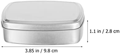 Контејнер за патувања со алуминиумски сапун за сапун со сапун сапун сапун сапун бар, преносен држач за сапун со капак, сапун за сапун со големина