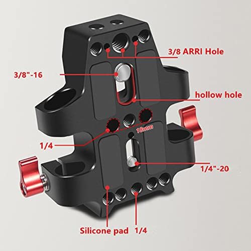 Основна плоча на основната плоча за основни плочи со двојна шипка од 15 мм шипка за шипки за кафез на камера