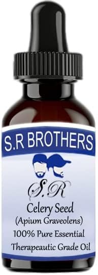 S.R браќа семе од целер чисто и природно есенцијално масло од одделение со капнување 50мл