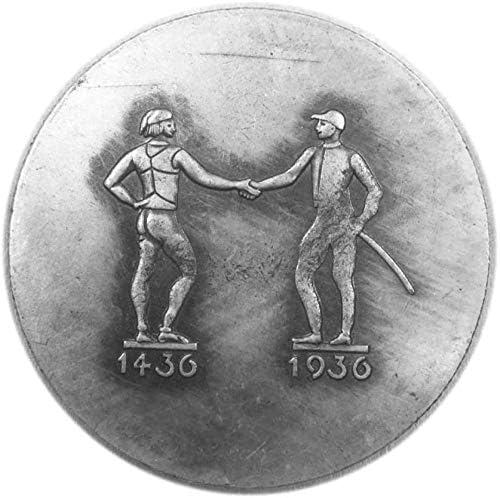 Врежана 1436-1936 мечување креативна монета Микро-поглавје колекција Колекција Комеморативна монета