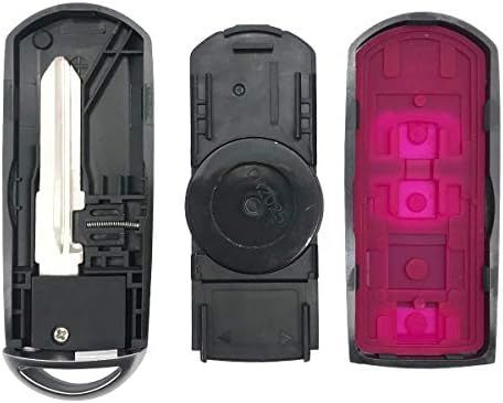 Копчиња за замена на копчињата HORANDE 3, куќиште за клуч за замена на FOB, погоден за Mazda 3 CX3 CX5 CX7 CX9 6 Брзина 3 Клуч за