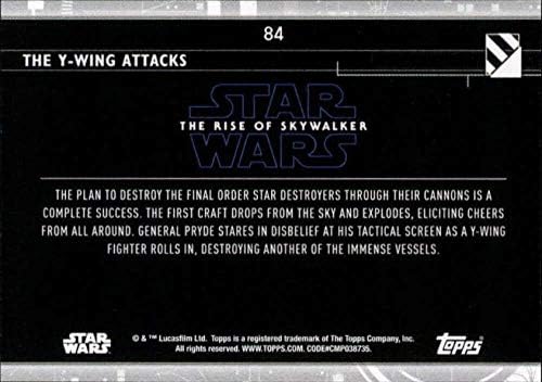 2020 Топс Војна На Ѕвездите Подемот На Скајвокер Серија 284 Картичката За Тргување Со Напади На И-крило