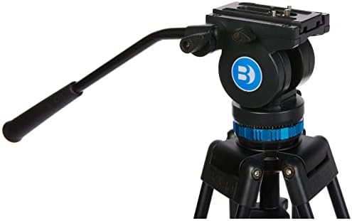 Бенро КХ26П Видео Статив Со Глава, Товар од 11 килограми, Континуирано Влечење На Тавата, Плоча За Камера Против Ротација