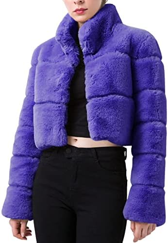 Големина на крзниот ракав топла јакна fauxlong плус faux надворешна облека кратка палто женски палто женски женски страничен патент
