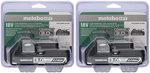 Метабо HPT BSL1830C 18V 3.0AH Батерии - 2 пакувања
