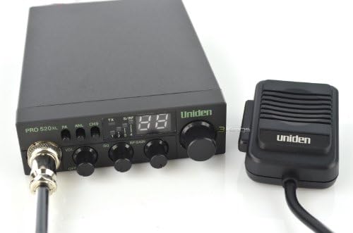 Uniden PRO520XL Про Серија 40 - Канал Cb Радио. Компактен Дизајн. ANL Прекинувач И Годишно / Cb Прекинувач. 7 Вати Аудио Излез и