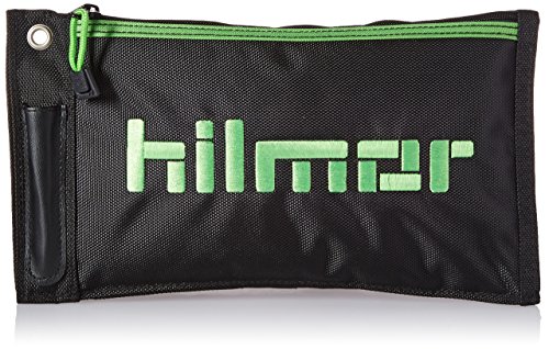 Hilmor Zipper торбичка, водоотпорна торба за складирање за мали HVAC алатки и додатоци, Black & Green, ZP 1839081