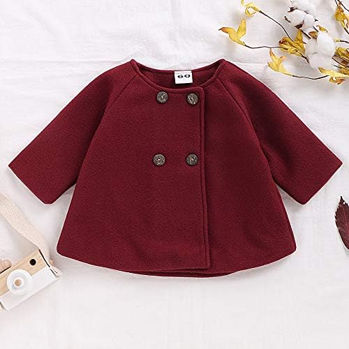Swnone бебешки палта пролетна есен дете бебе девојче наметка со копче јакна облека бебешка облека за надворешна облека