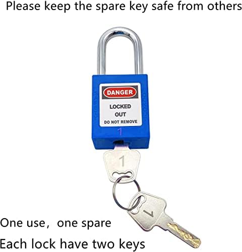 Safby 50 клучни различни заклучувачки брави со заклучување со 50 ознаки за заклучување на ознаки - лото -безбедни таблички за заклучување на
