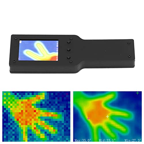 Рачен инфрацрвен термички сликар, инфрацрвена камера со 2,4in дисплеј во боја, -40 ℃ до 300 ℃ опсег, стапка на освежување од 8Hz,