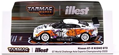 GT-R GT3 #85 Illest GT World Challenge Asia Esports Championship Hobby64 Series 1/64 Diecast Model Car By Tarmac Works T64-035-најлест