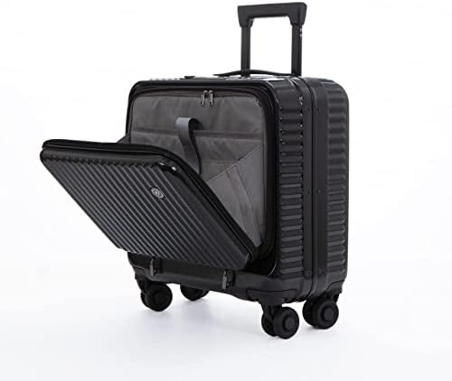 S Обединете ја Starвездата од 18 инчи носат багаж со предниот лаптоп џеб, лесен куфер со рамка со алуминиум со алуминиум со TSA,