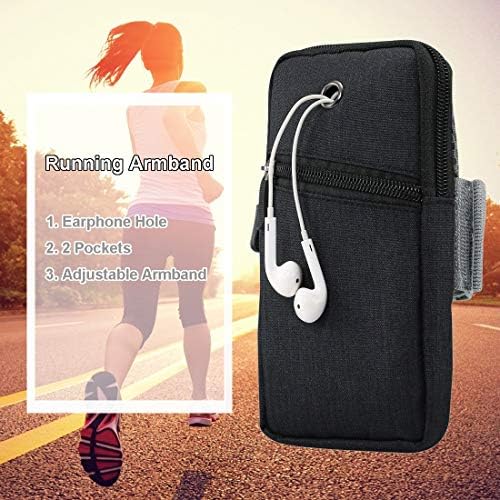 Телефонска торба за телефонска рака, компатибилна со трчање, држач за мобилни телефони Armband, компатибилен со iPhone 12 11 Pro