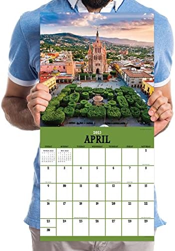 Тф ИЗДАВАШТВО Мексико 2023 Ѕиден Календар 12 Месец | Премиум 2023 Календарски Ѕид | Голем Ѕиден Календар 2023 Месечно | Големи