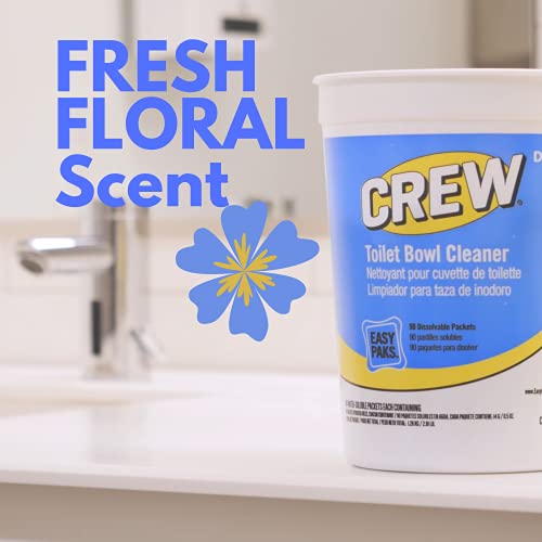 Crew Diversey Easy Paks Чистач на тоалети, свеж цветен мирис, 0,5 мл пакет, 90 пакети/када, 2 кади/картон
