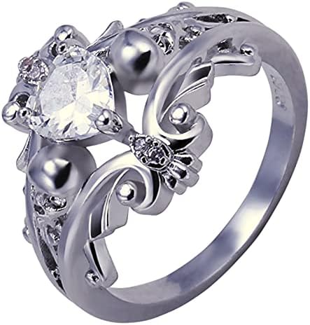Убави ringsвони за жени модни прстени прстени креативни прстени за женски и машка личност на личноста на мојата ќерка ringвонат молете
