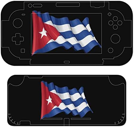 Куба со знамето на кожата на кожата на кожата ги декларира целосните поставени игри заштитни налепници на лични плочи компатибилни со прекинувачот
