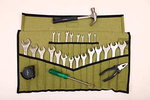 22 џебни клучеви и алатки за торбичка торбичка торба рачно изработена водоотпорна ПВЦ ламинирана балистичка полиестерска платно за занаетчии