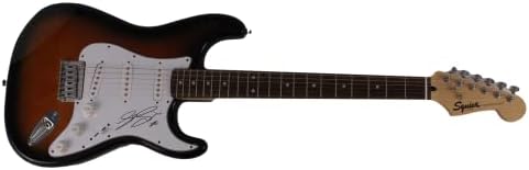 Сем Смит потпиша автограм со целосна големина Fender Stratocaster Electric Guitar W/James Spence JSA Автентикација - Loveубовта оди, возбудливоста
