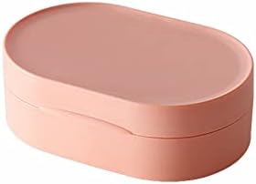 Blmiede Macaron Color Travel Soap Box Protable Creative Soap Box водоотпорна со капакот за сапун Пластична кутија за wallид