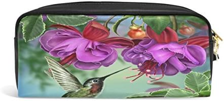 Алаза Хамингберд цвет пејзаж Природа Пу кожа пенкало за молив, торбичка за шминка за козметичка торба за патувања