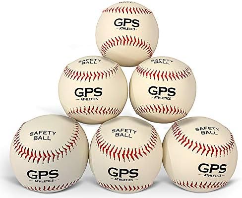 ГПС Атлетика Меки Бејзбол-Сет од 6 Бејзбол За Вежбање За Деца-Бејзбол За Тренер – Меки Бејзбол Топки За Деца– Погодни За Почетници – Бејзбол