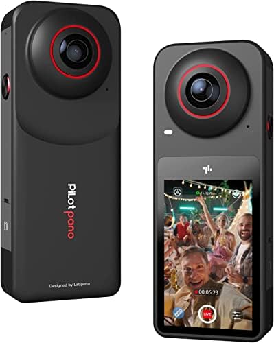 Labpano-Pilotpano 360 Акција Камера Водоотпорен со 5.7 K 360 Активни HDR Видео,3.1 Екран На Допир,cmos сензори,Поддршка 4K, 60FPS,За УРЕДУВАЊЕ