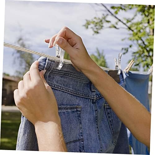 Ganazono 55 парчиња стаклена градина Преносен решетка за облека за облеки за облека за ватенка за сушење линија за сушење штипки