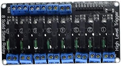HIFASI 1PCS 8 Канал 5V DC реле модул цврсто состојба на ниско ниво G3MB-202P реле SSR AVR DSP