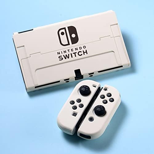 Uyiye Case за Nintendo Switch OLED 2021, [Gradient Series] TPU Grip Заштитни додатоци за покривање компатибилни со Nintendo Switch OLED 7 инчи и контролор на радост