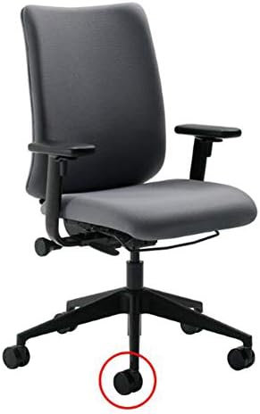 Канцелариски стол на GBH-Casters Caster тркала, ПВЦ тивко ротирачко тркало за заштита на тркалото, пар, сет од 5 парчиња, капацитет