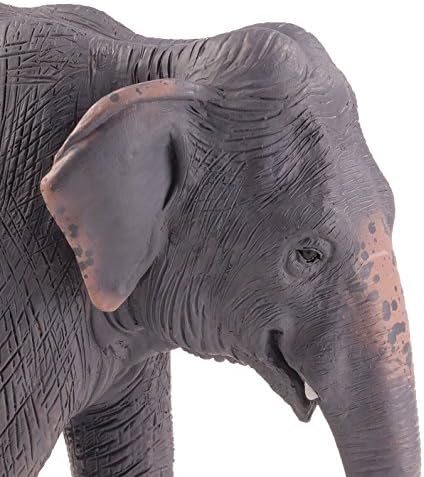 Мојо азиски слон реалистички меѓународен реплика за реплика на играчки за диви животни
