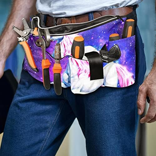 Еднорог Галакси Пурпурна Половината Пакет Торба Фани Пакет за Мажи&засилувач; Жени Колк Клошар Торба Со Прилагодлив Ремен За Вежбање