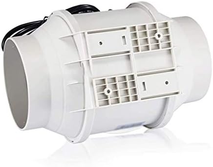 CCBUY канален вентилатор за вентилација, засилувач на вентилаторот со тркалезни канали 5 инчи, систем за вентилација на вентилатор на вентилатор