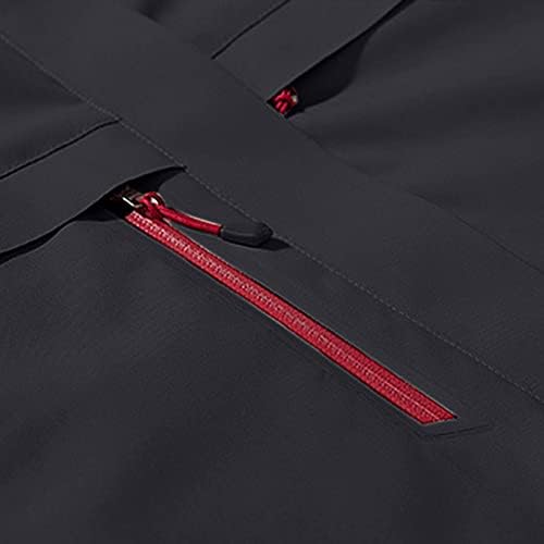 Озммјан јакни за мажи Три полнење интелигентни памучни памучни памучни јакна со качулка со џеб патент