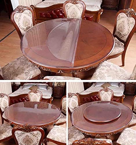 Тркалезна чиста трпезариска табела за покривање на табели за покривање на табелата на табелата за стакло мебел студија кафе мермер крај кревет