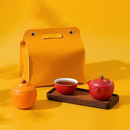 ZLXDP надворешно кампување чај чаши чај керамички чај преносен керамички патувања чај сет чаши чаши подароци