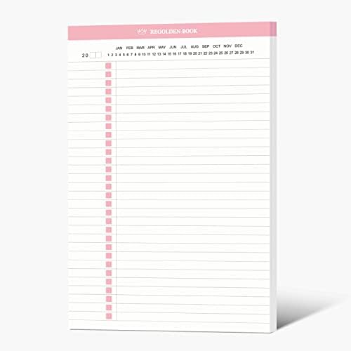 Regolden-книга дневно за да се направи список на планер за белешки, подлошки за белешки 5x8 со тетратка за списоци со список, чувајте ја вашата