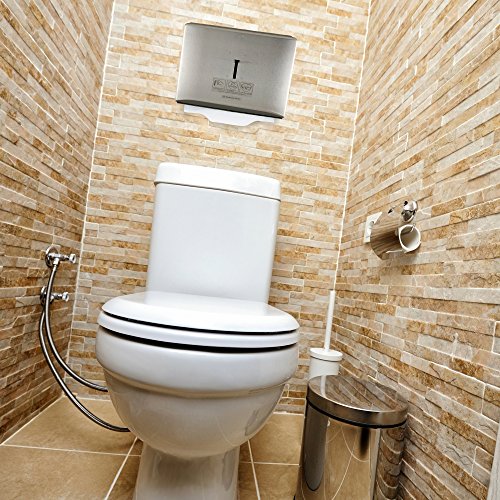 Кимберли Кларк Виндоус тоалет за покривање на седиштето на тоалетот, не'рѓосувачки челик
