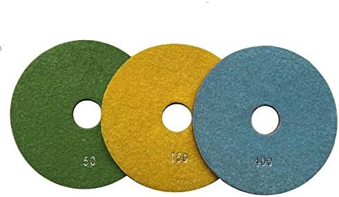 6 -инчен подлога за полирање на дијамант за гранит или бетон 150мм Флексибилни дискови за мелење на влажни мермер Дијамант Алатка 6DS1 од делови